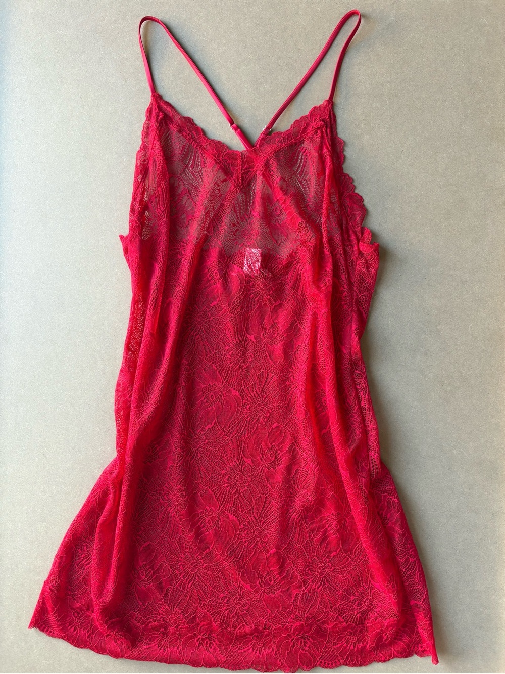 Victoria’s Secret Sheer Floral Slip — Size XL